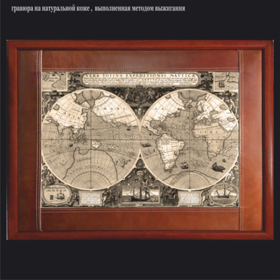 Карта мира. 1. Йодокус Хондиус. 1563-1612